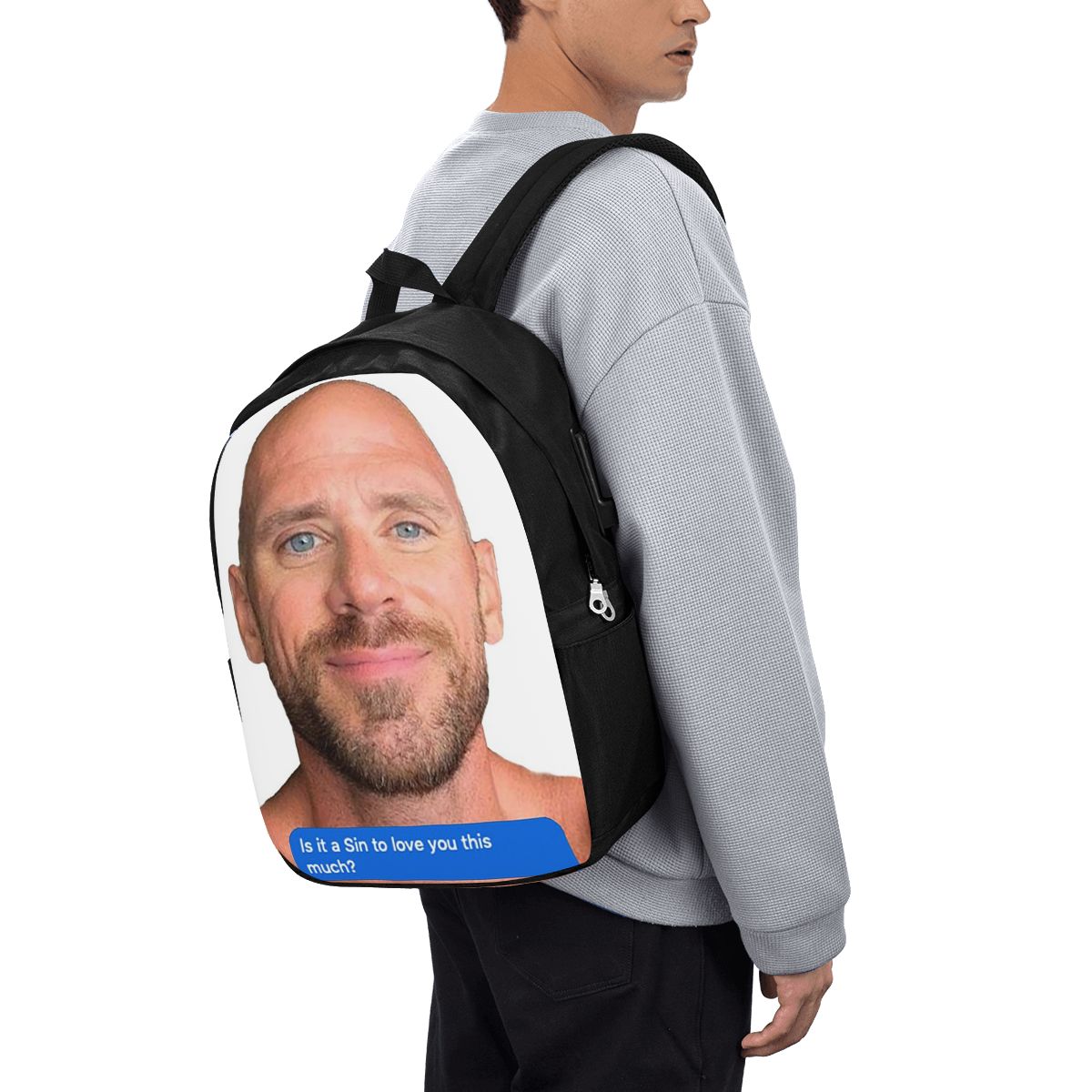Backpacks - Johnny Sins Flirty Text Bubble バックパック