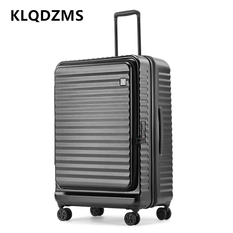 KLQDZMS 20インチ24インチ28インチ ノートパソコ - Front Opening Laptop Luggage 24 Inch のレビューと価格