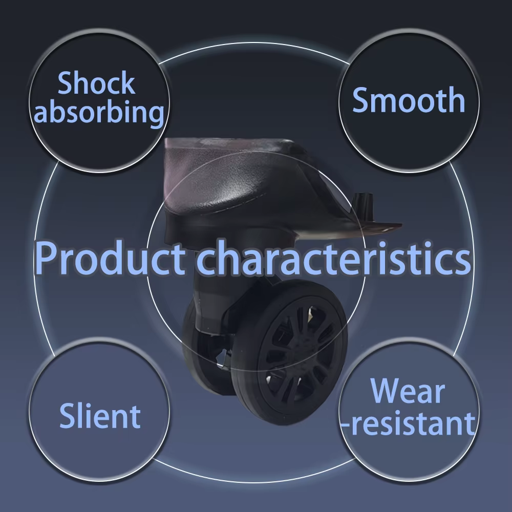 ユニバーサルサイレントラゲッジホイール、360度 °   ス - Silent Replacement Luggage Wheels のレビューと価格