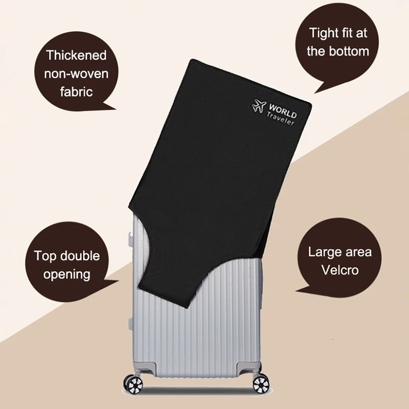 荷物室保護カバー耐摩耗性不織布厚手ダストカバー耐久性トラベル - Luggage Protective Cover Transparent のレビューと価格