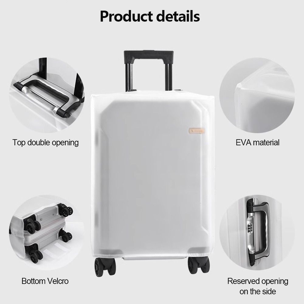 新しいフロスト加工のスーツケース保護カバー。防水性、耐久性に - Waterproof Suitcase Cover Protector のレビューと価格