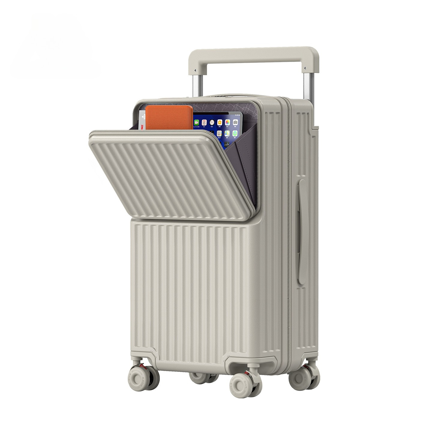 20/24/26/28インチのワイドハンドル付き、前面開閉式 - Front Opening Laptop Luggage 24 Inch のレビューと価格