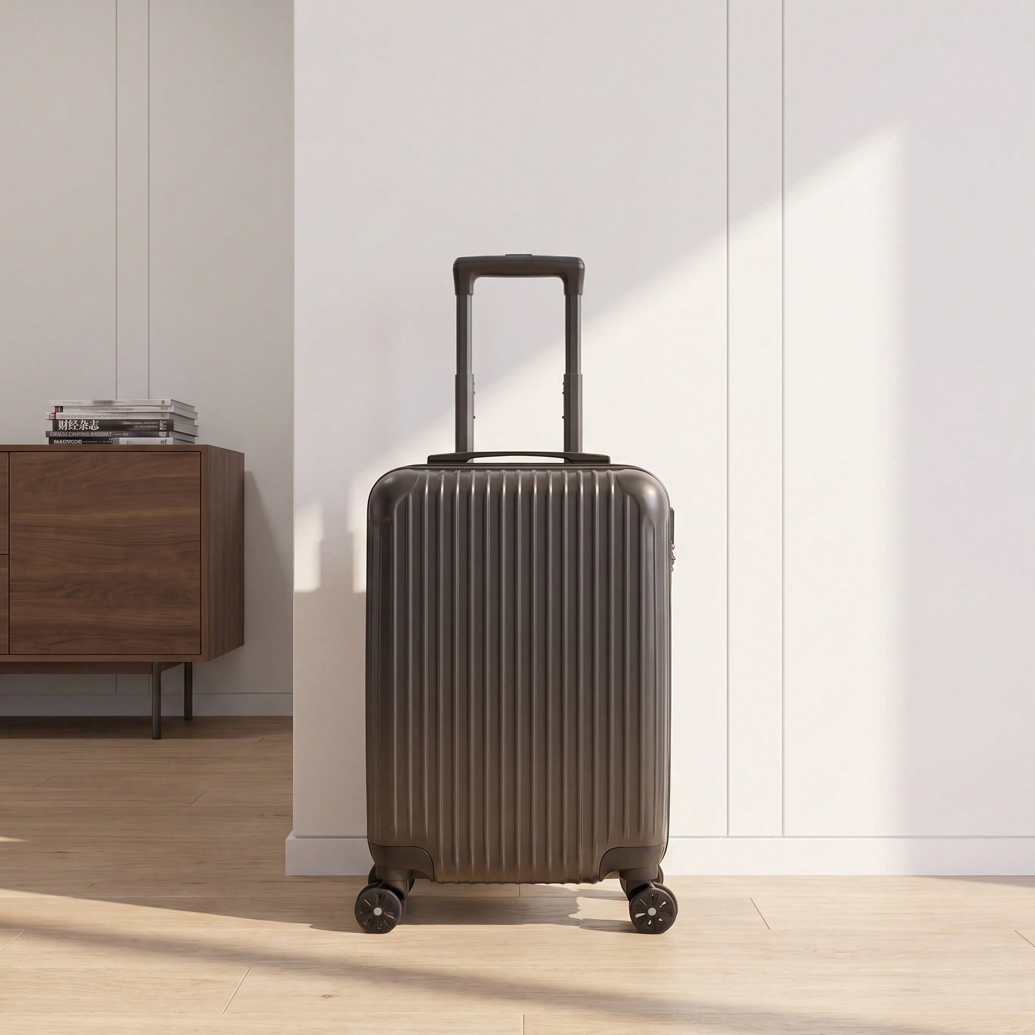 ABS製ハードシェル旅行用スーツケース、耐摩耗性シェルを備え - Spinner Wheel Rolling Suitcase 20 Inch のレビューと価格