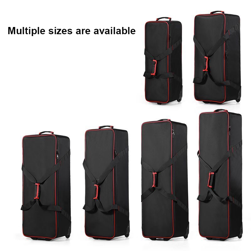プロ仕様のスタジオ用フラッシュライトキット。キャスター付きの - Foldable Rolling Luggage Bag のレビューと価格