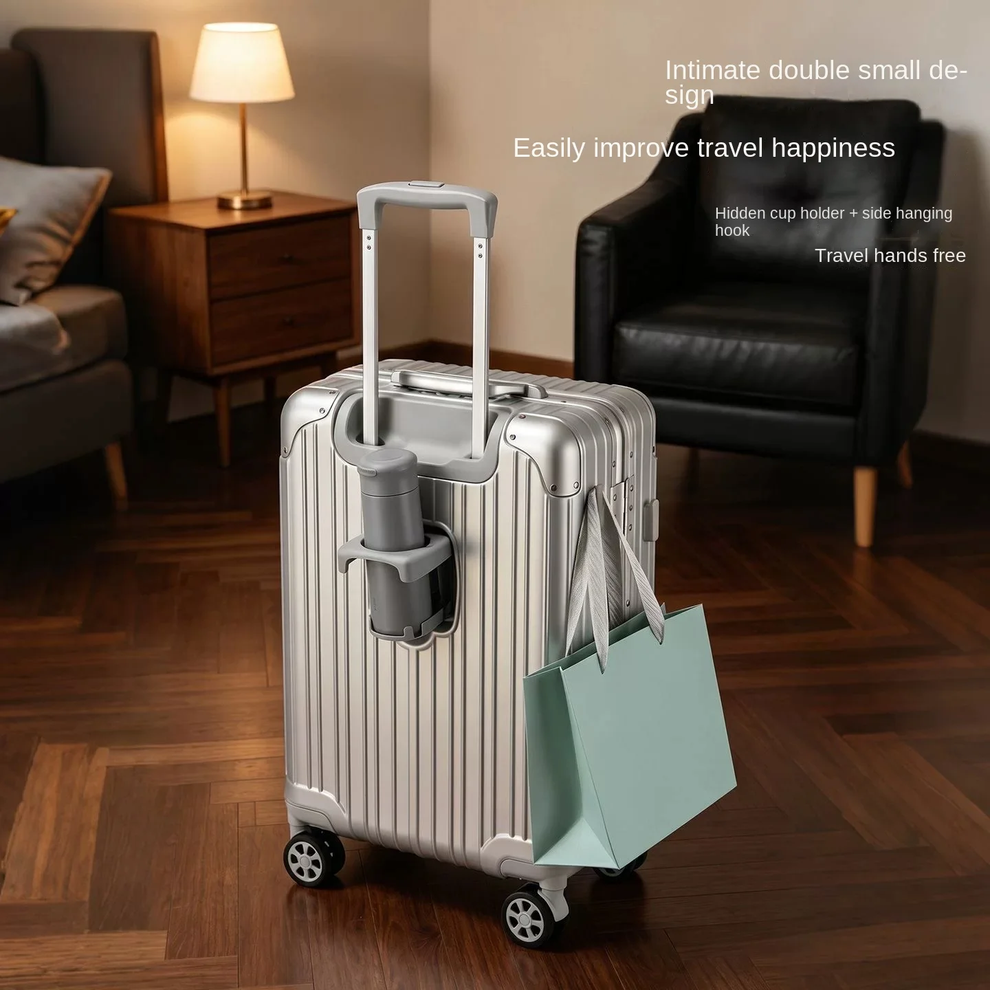20/24/28インチ、前面開閉式、アルミフレーム、厚手のP - Spinner Wheel Rolling Suitcase 20 Inch のレビューと価格