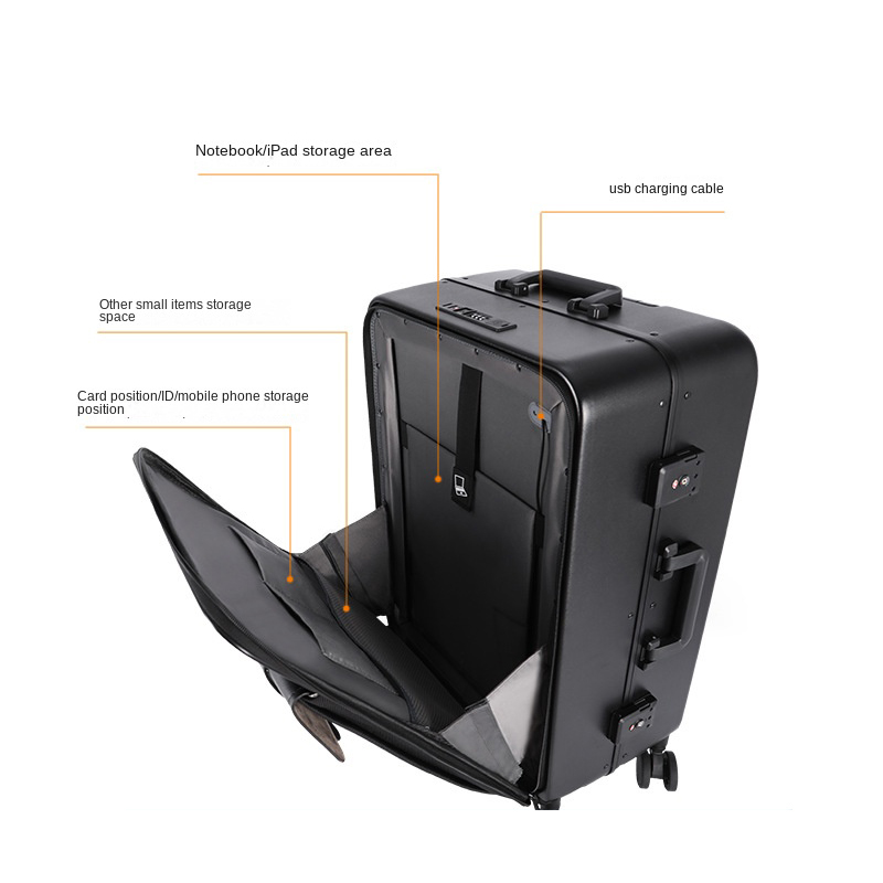 ビジネス用ラゲッジ、コンピューターバッグ、アルミニウムフレー - Aluminum Frame Carry On Luggage のレビューと価格