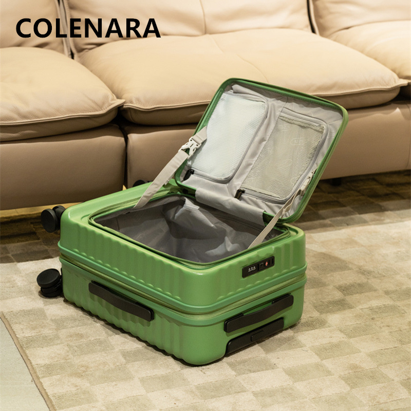 COLENARA キャビンスーツケース フロントオープン搭乗 - Front Opening Laptop Luggage 24 Inch のレビューと価格