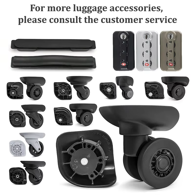 ユニバーサルスーツケース用キャスター、360度回転 °    - Silent Replacement Luggage Wheels のレビューと価格